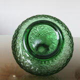 Carafe empoli made in italy diamond tip glass 60s 70s