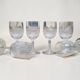 6 verres à vin en cristal de Baccarat, modèle Nancy