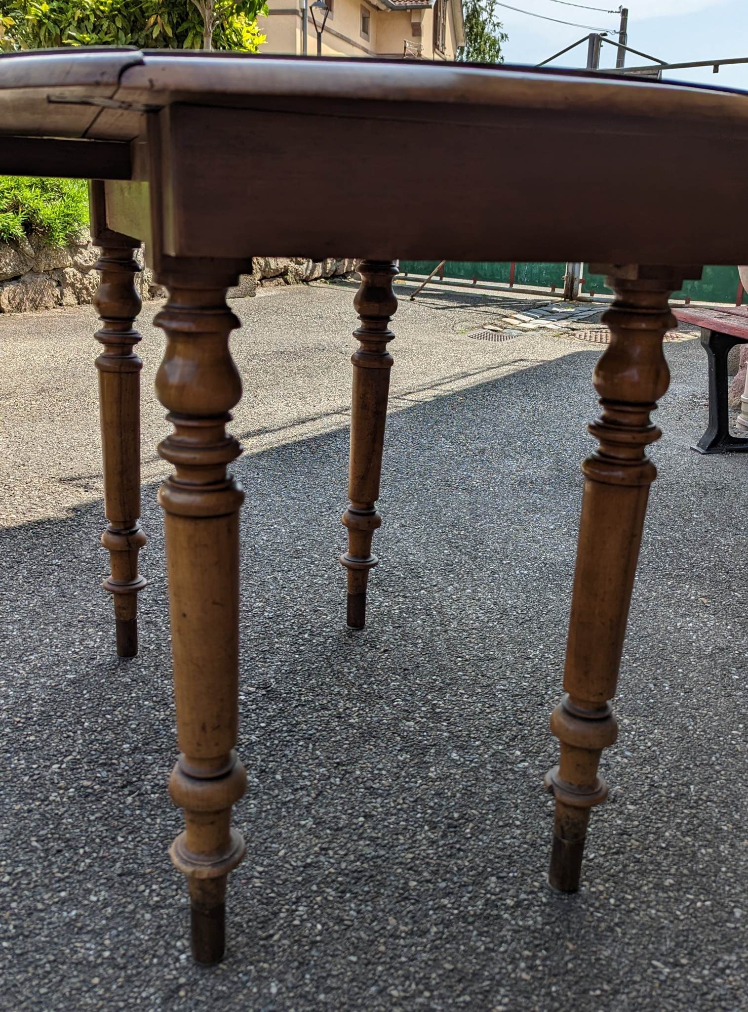 Louis Philippe oval table with flaps