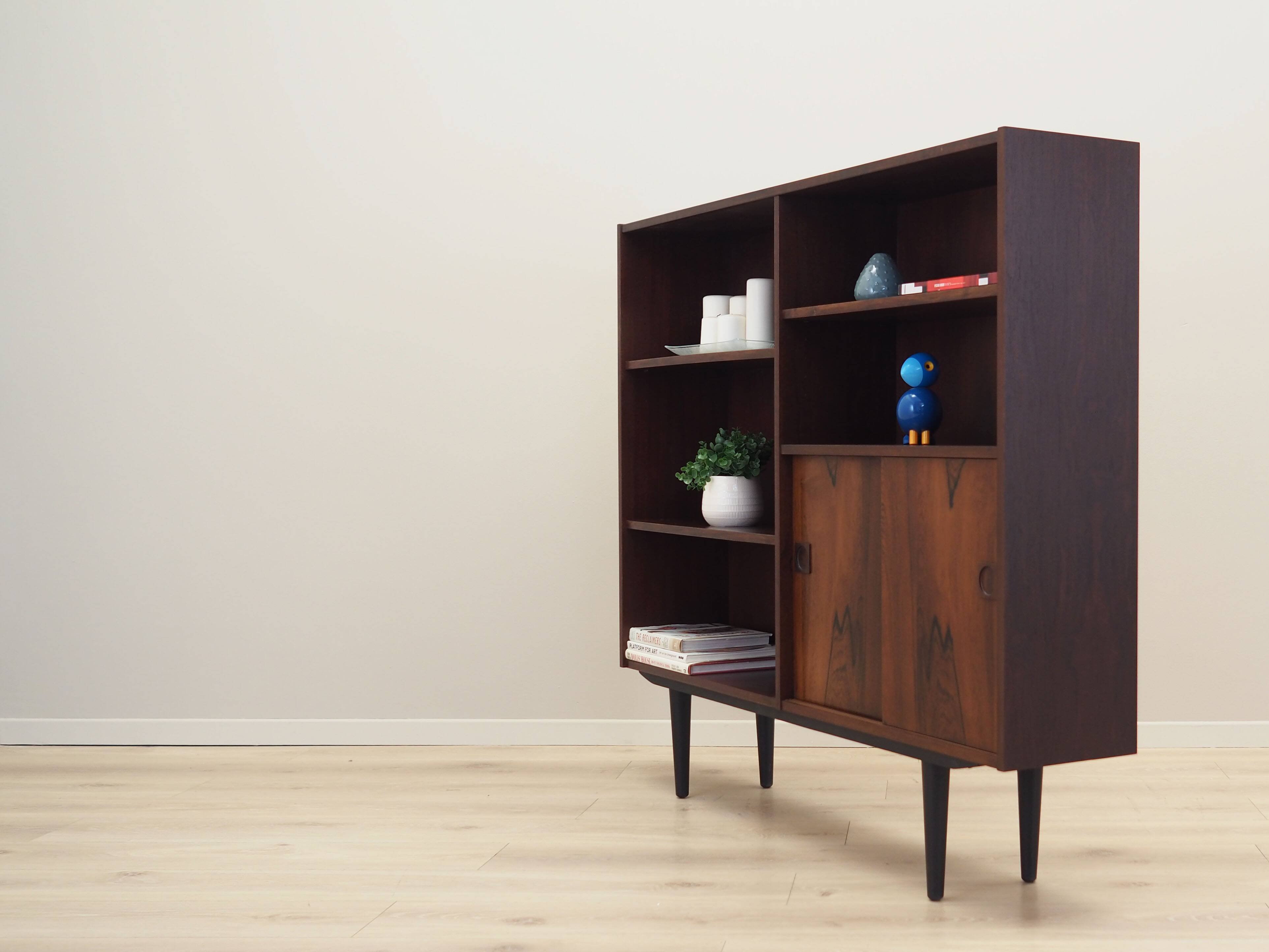 Rosewood bookcase, Danish design, 1970s, production: Farsø Møbelfabrik