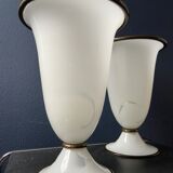 Paire de lampes de table Barovier & Toso Primavera, Italie, années 1970