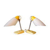 Set of two table lamp/Kamenický Šenov, 1960´s.