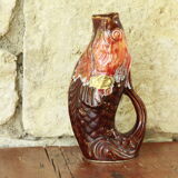 Ceramic fish jug from Vallauris