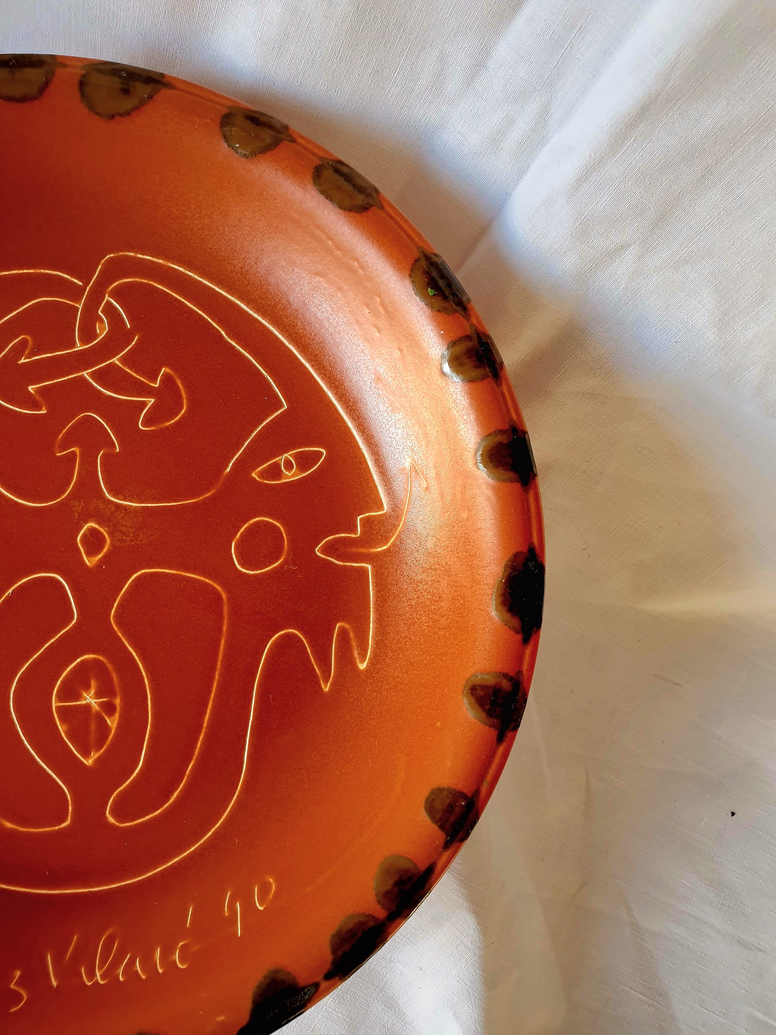 Decorative dish Carlos Paez Vilaro