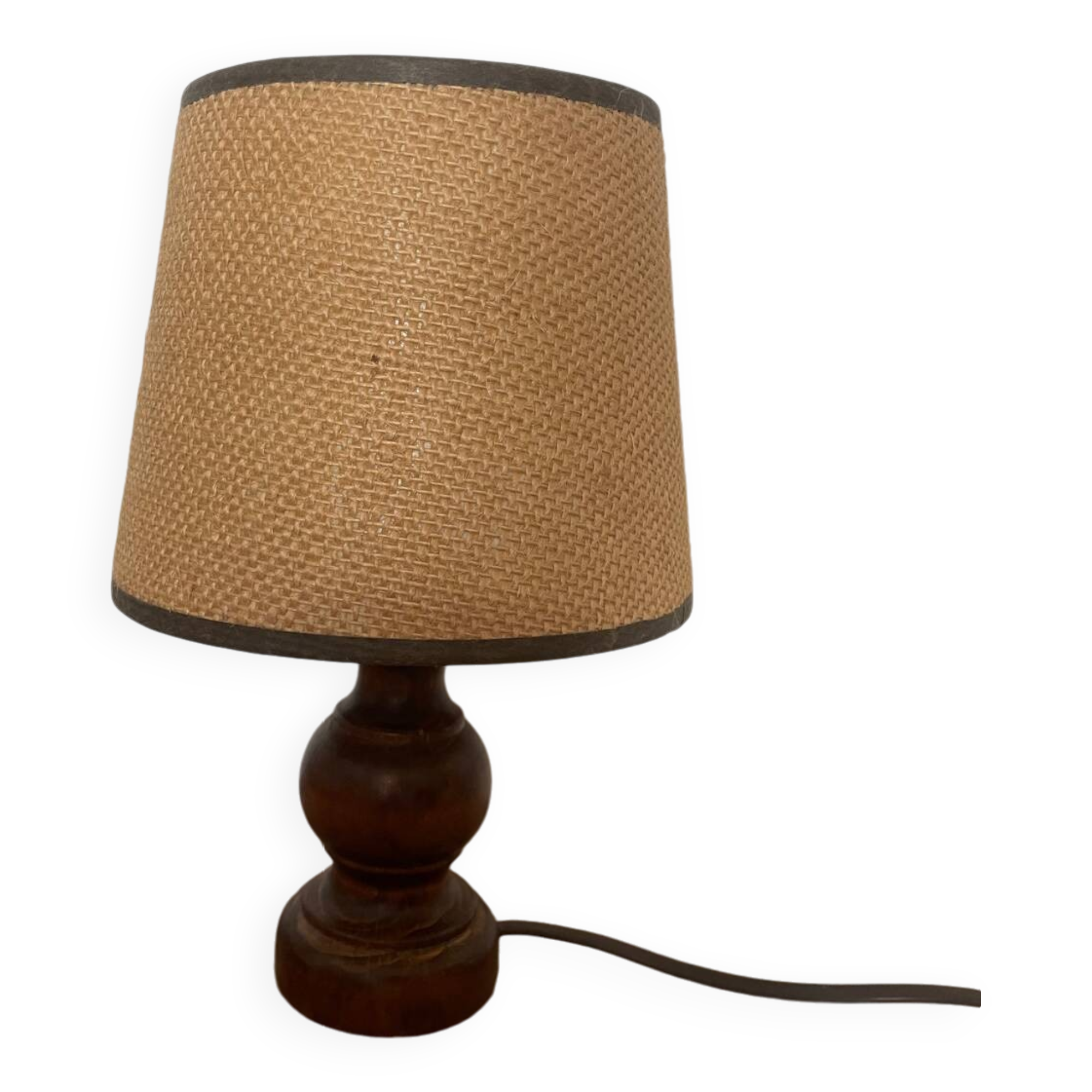 Small wooden lamp