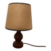 Small wooden lamp