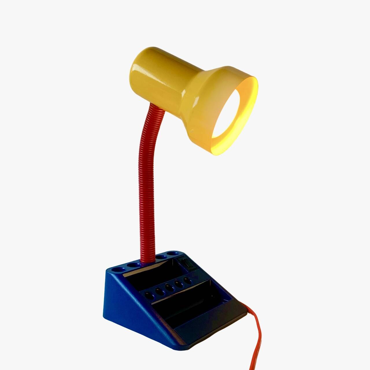 Vintage Memphis Style Multicolor Desk Lamp - Massive Model 12938