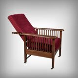 Morris chair in Mahogany, Arts & Crafts style – Early 20th century