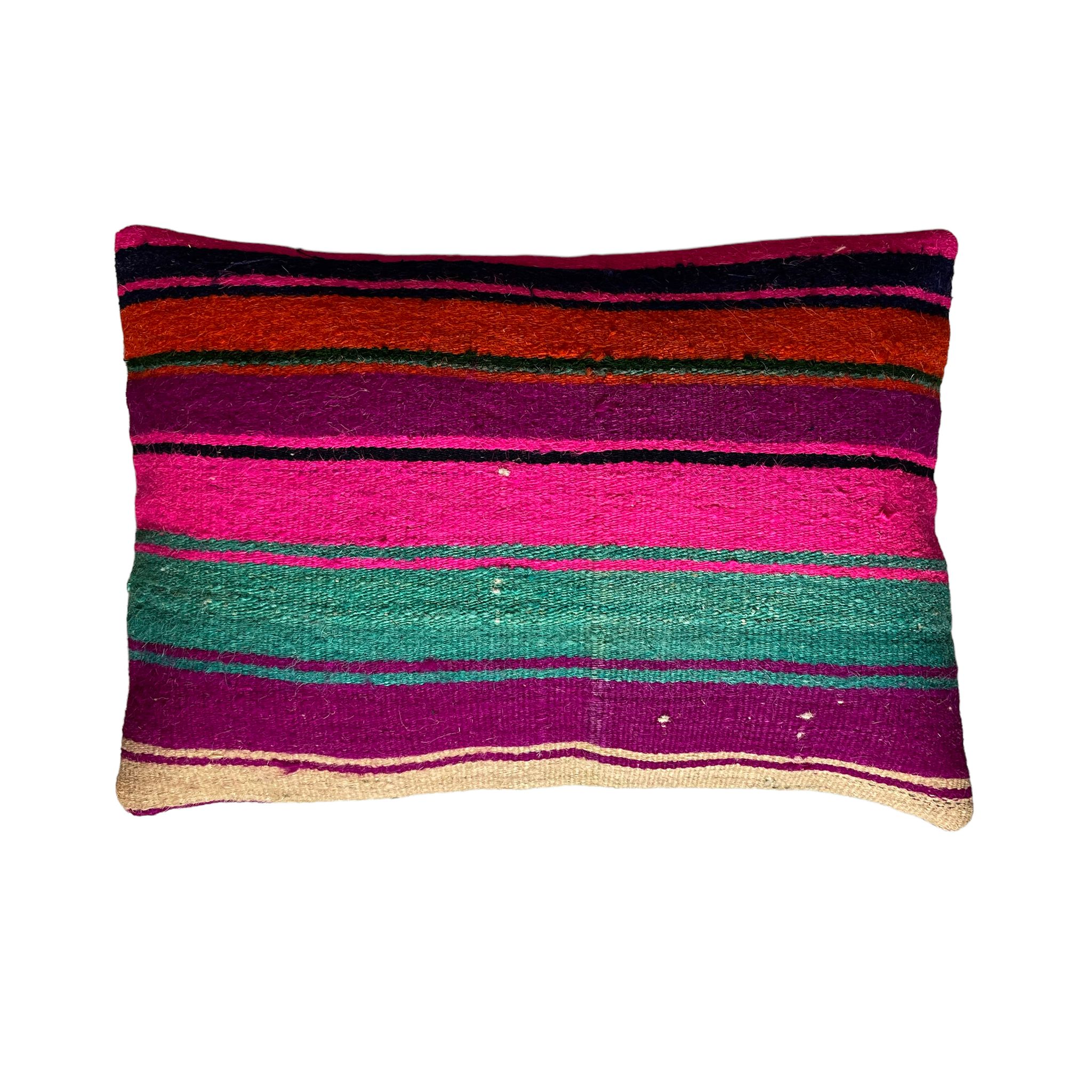 Housse de coussin turque vintage faite à la main, 40 x 60 cm