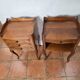 Pair of Louis XV style bedside tables in cherry wood