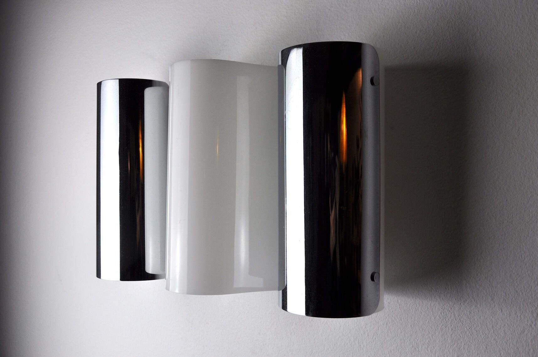 Vague wall lamp by Métalarte, Spain, 1970