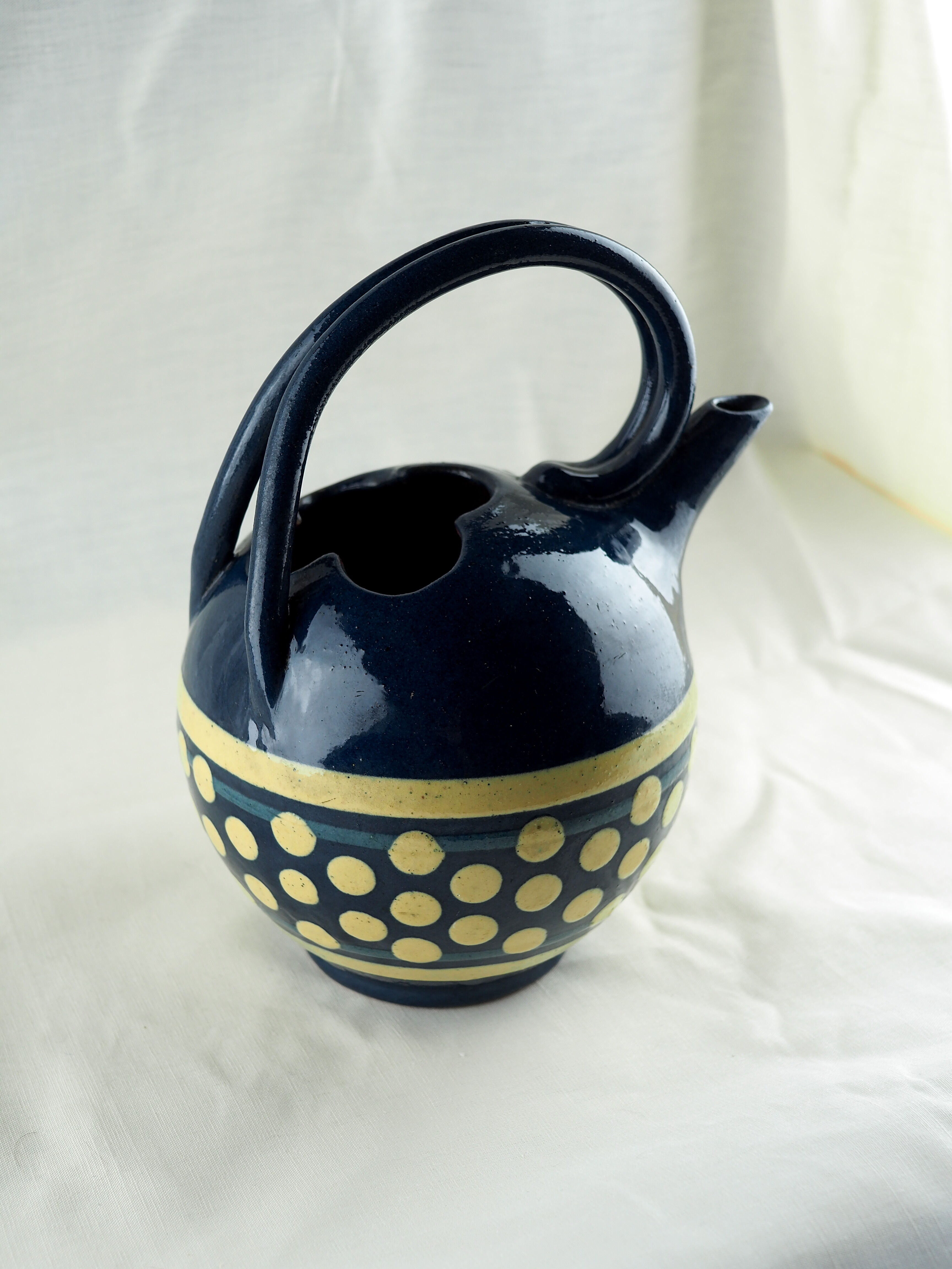 Polka dot pourer - Paul Jacquet - early XXth