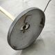 1960s Lidokov Space Age Brass and Opaline Glass Floor Lamp