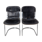 Pair of windmill leather chairs