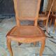 Set of 6 Louis XV chairs in wood and cane