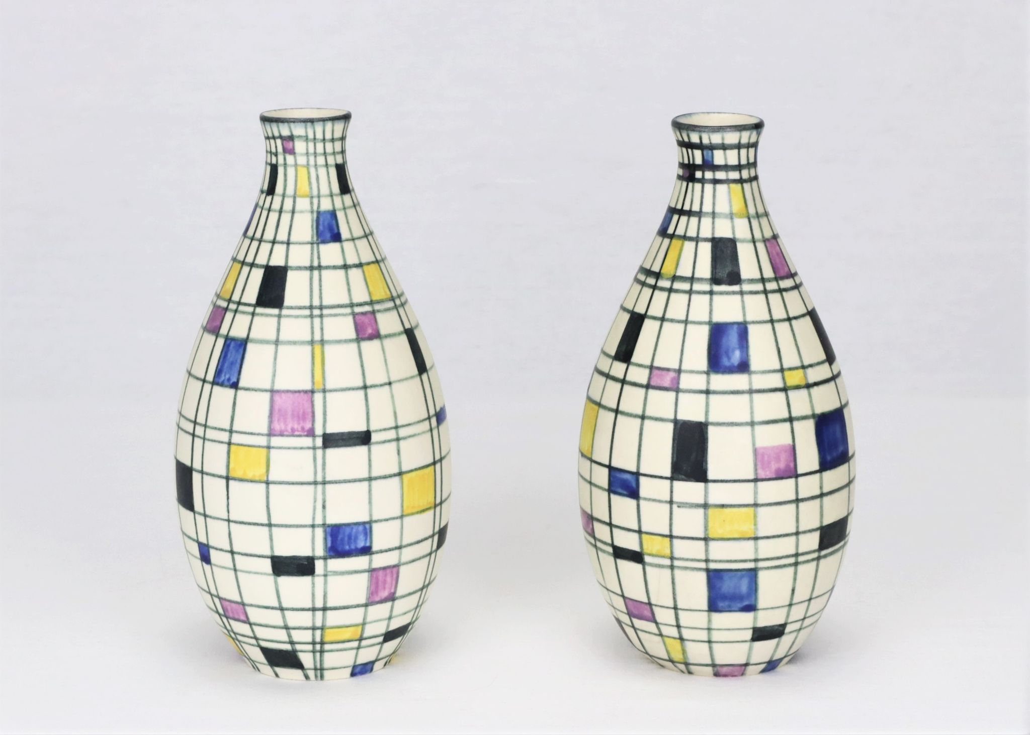Vases Villeroy et Boch 1950