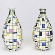 Vases Villeroy et Boch 1950