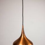 Triple Danish pendant light in metal and Rosewood, Orient model, Jo Hammerborg for Fog & Morup.