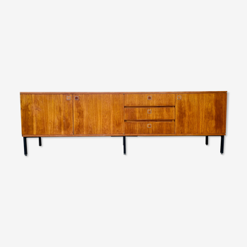 Minimalist Scandinavian teak enfilade 1960