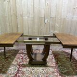 Art Deco dining table in solid oak