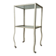 Meuble industriel desserte ou table d'appoint de dentiste en métal des années 30