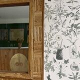 Rectangular Rattan Wall Mirror