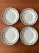 Set of 4 flat plates Terre de Fer Moulin des Loups model Violett