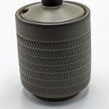 Denby chevron jam jar