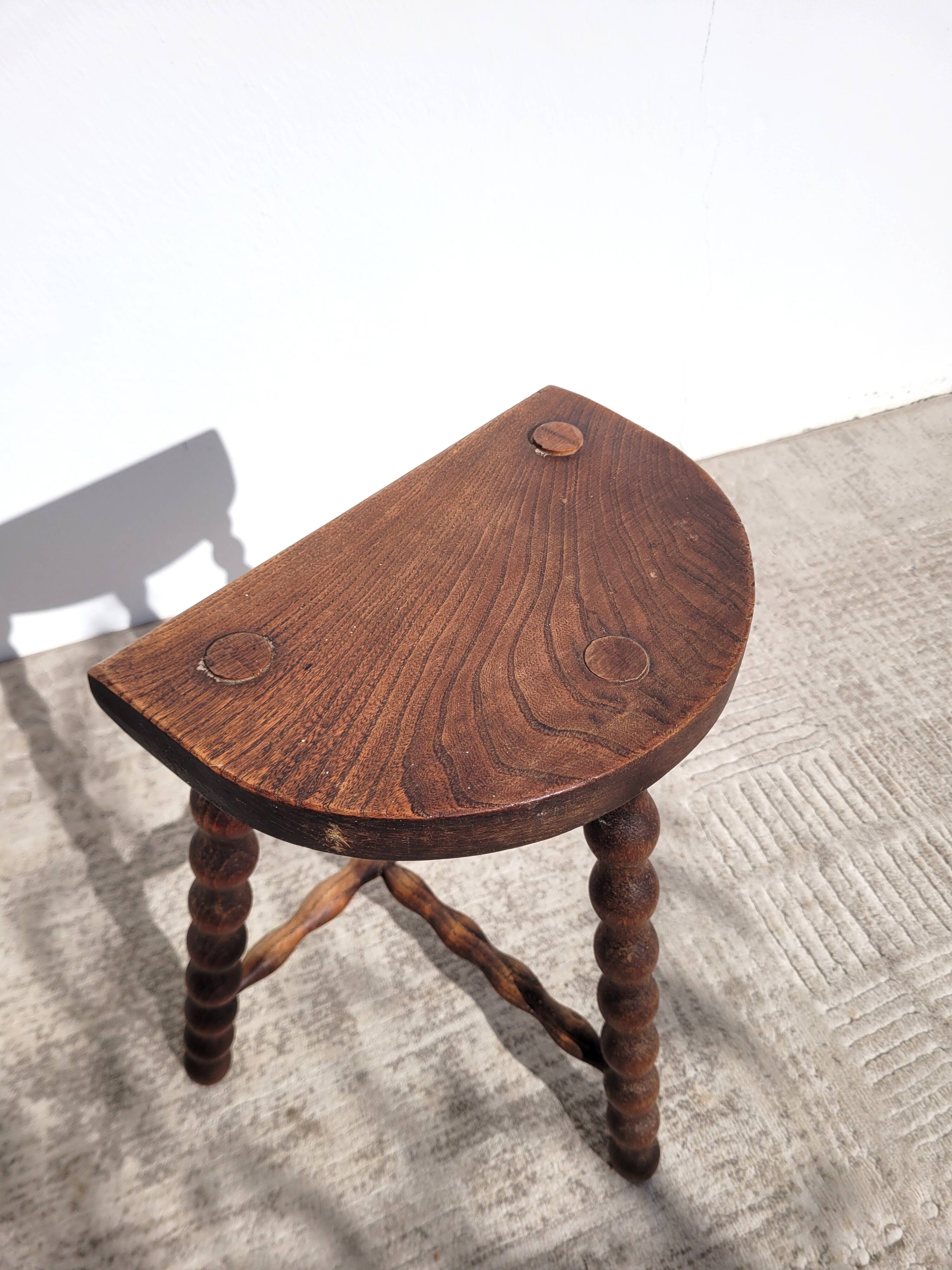 Vintage tripod rosary stool