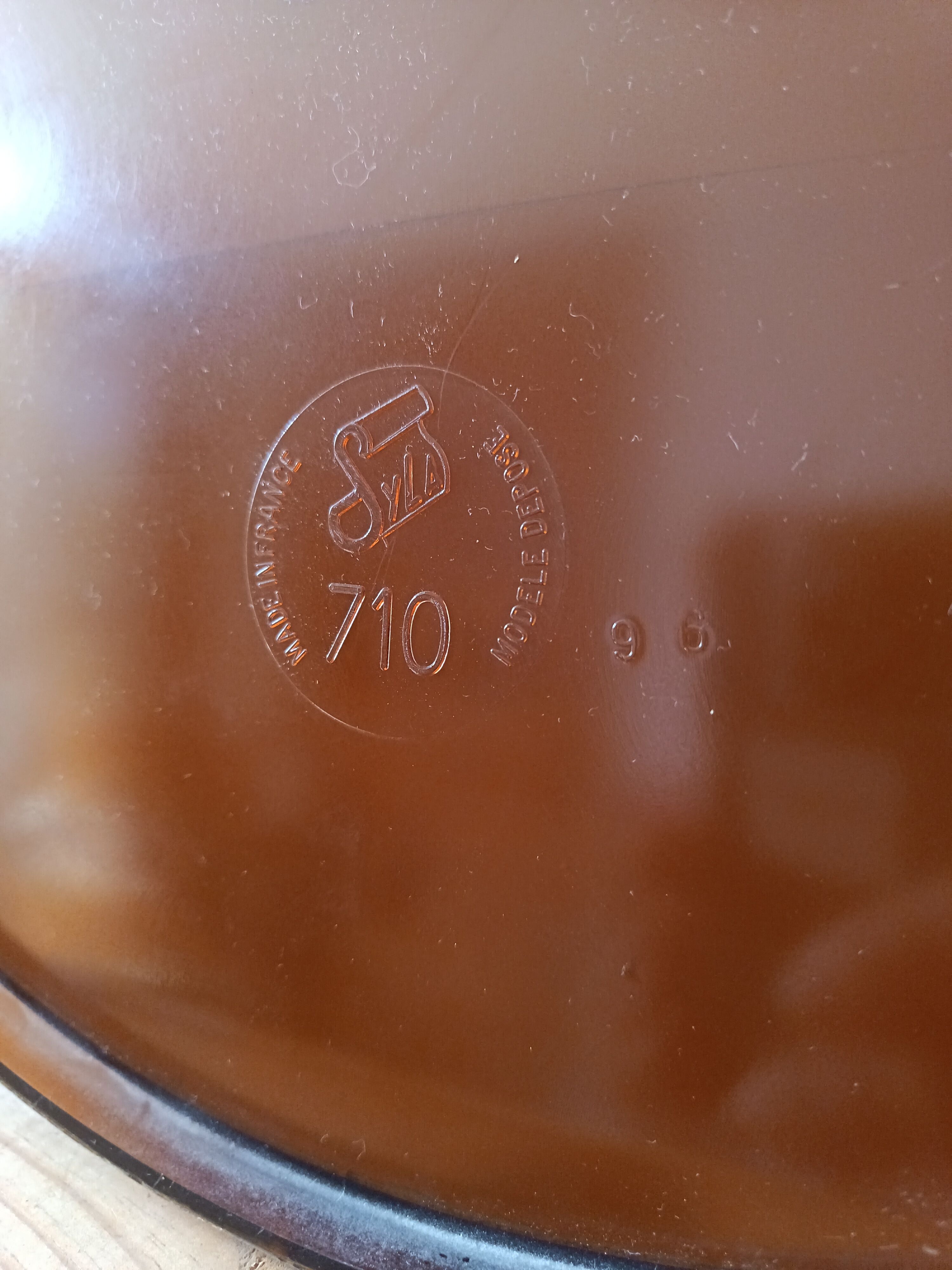 Vintage plexiglass mirror Syla 710