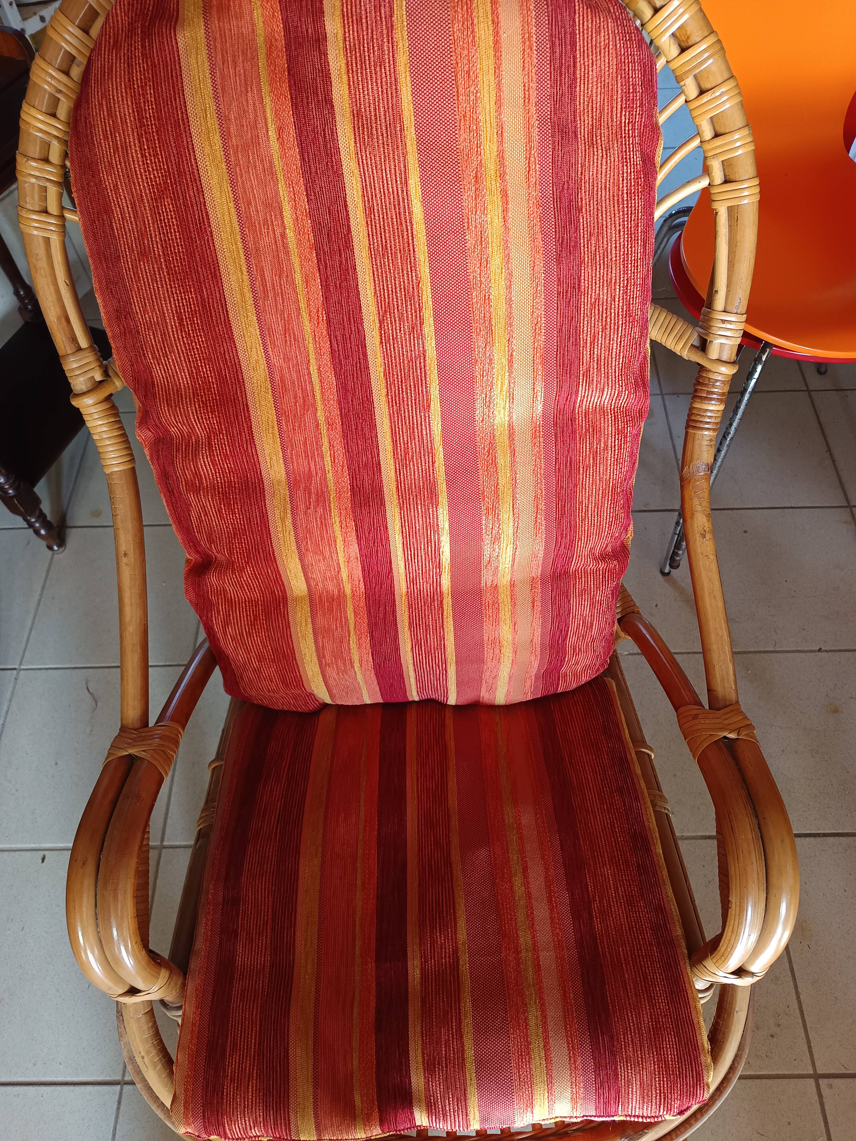 Rattan rocking chair