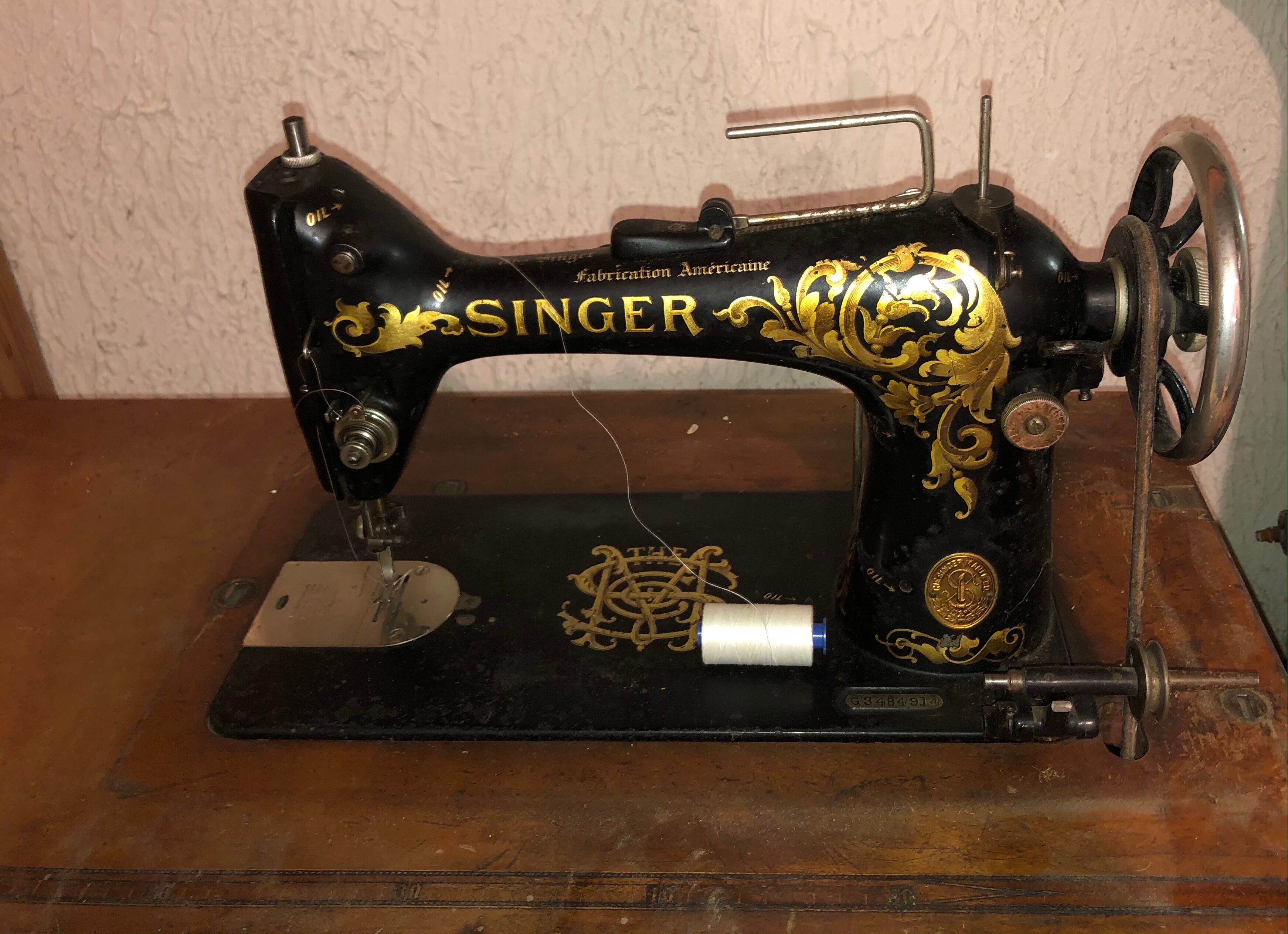 Singer Sewing Machine No. 1031 1914 Selency