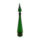 Large Italian bottle green empoli twisted