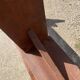 Pair of solid wood farmhouse benches 250cm for rustic farmhouse table 1950