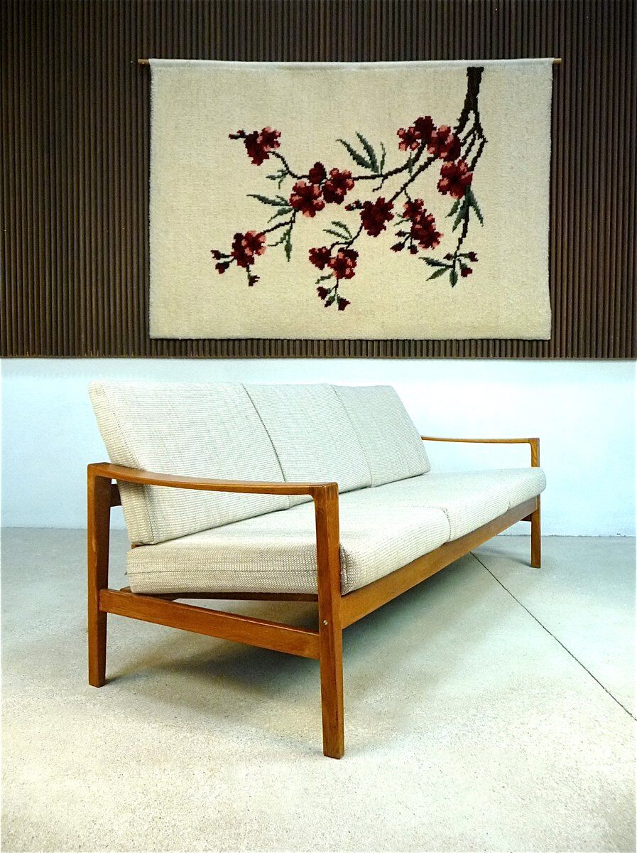Mid-century German 3-seater sofa from WK Wohnen, 1960s