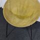 Chaise ballon pliant en cuir vintage