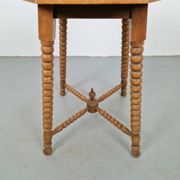 Vintage Dutch Bobbin Side Table, 1930s