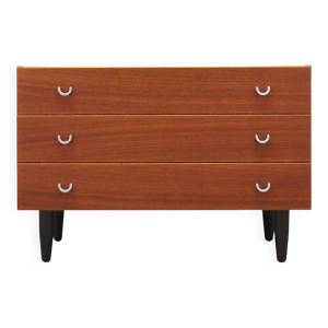 Commode en teck, design - fabrication
