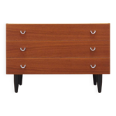 Commode en teck, design scandinave, années 1970, fabrication : ÆJM Møbler