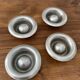 Lot 4 coquetiers inox