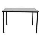 table basse vintage en métal noir
