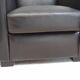 Pair of leather club armchairs
