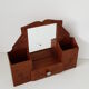 Etagère bois et miroir années 40