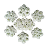 Limoges porcelain oyster service