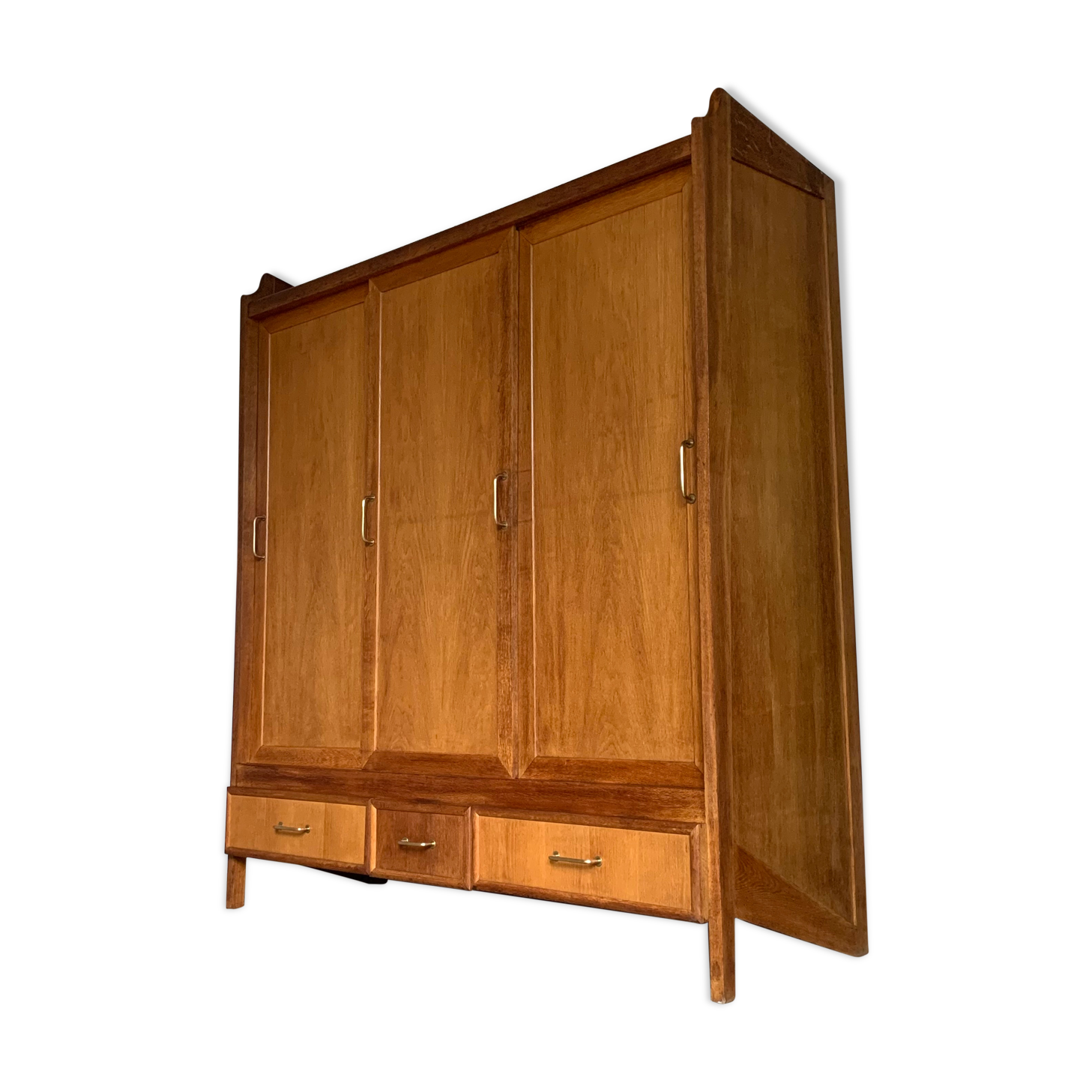 Wardrobe sliding door vintage oak