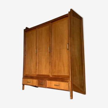 Wardrobe sliding door vintage oak