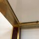 Brass library and smoked glass, 1970