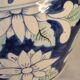 Blue flowerpot