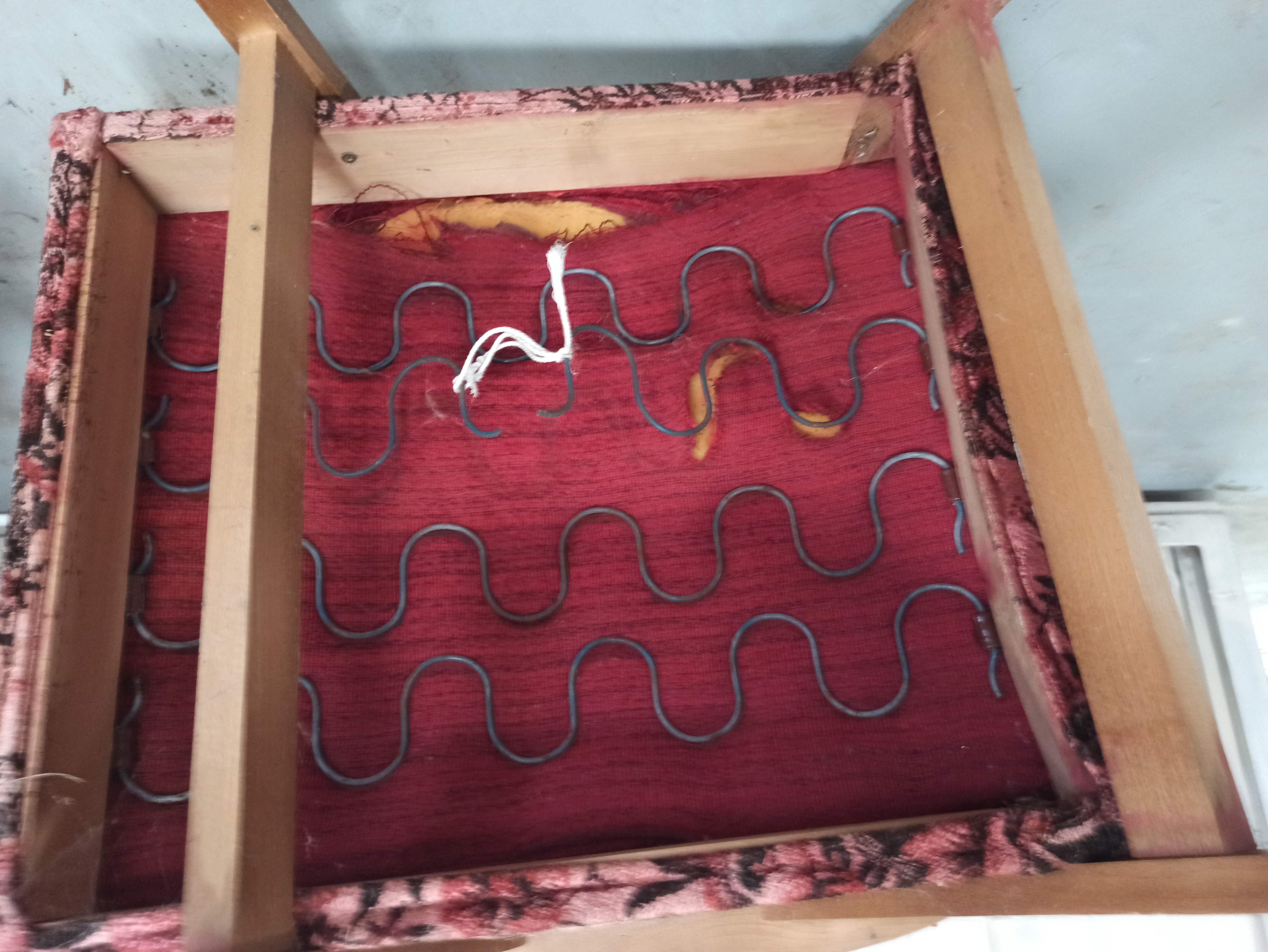 Set 3 armchairs compass feet