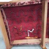 Set 3 armchairs compass feet